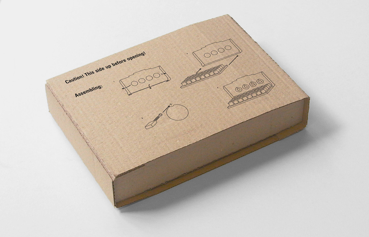 Packaging Shipping Package shop display keychains metal cardboard Shelf Ready Packaging