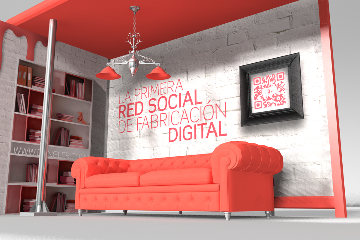 social 3D Printing network graphic design business market Web brand visual 2.0 furniture