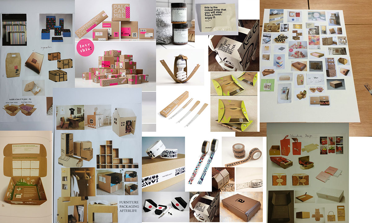 John Lewis Delivery Packaging D&AD 2015 new blood Awards screen printing innovative structure cardboard