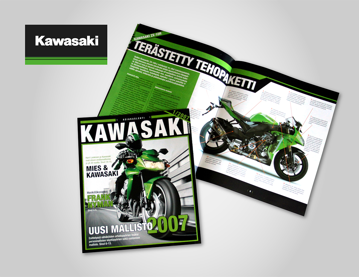 Customer Magazine graphic design  Layout