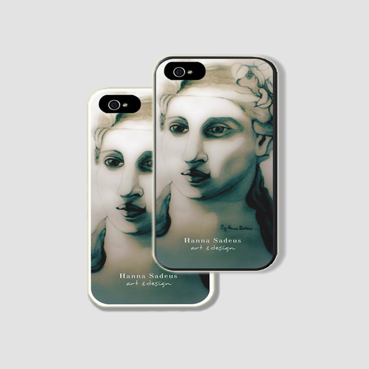 Hanna Sadeus arts print greek mythology modern technology sweetroar iphone case