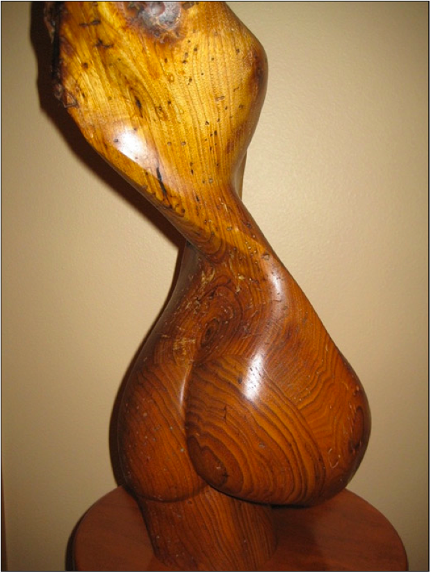 sculpture fine art wood carving figure dancing