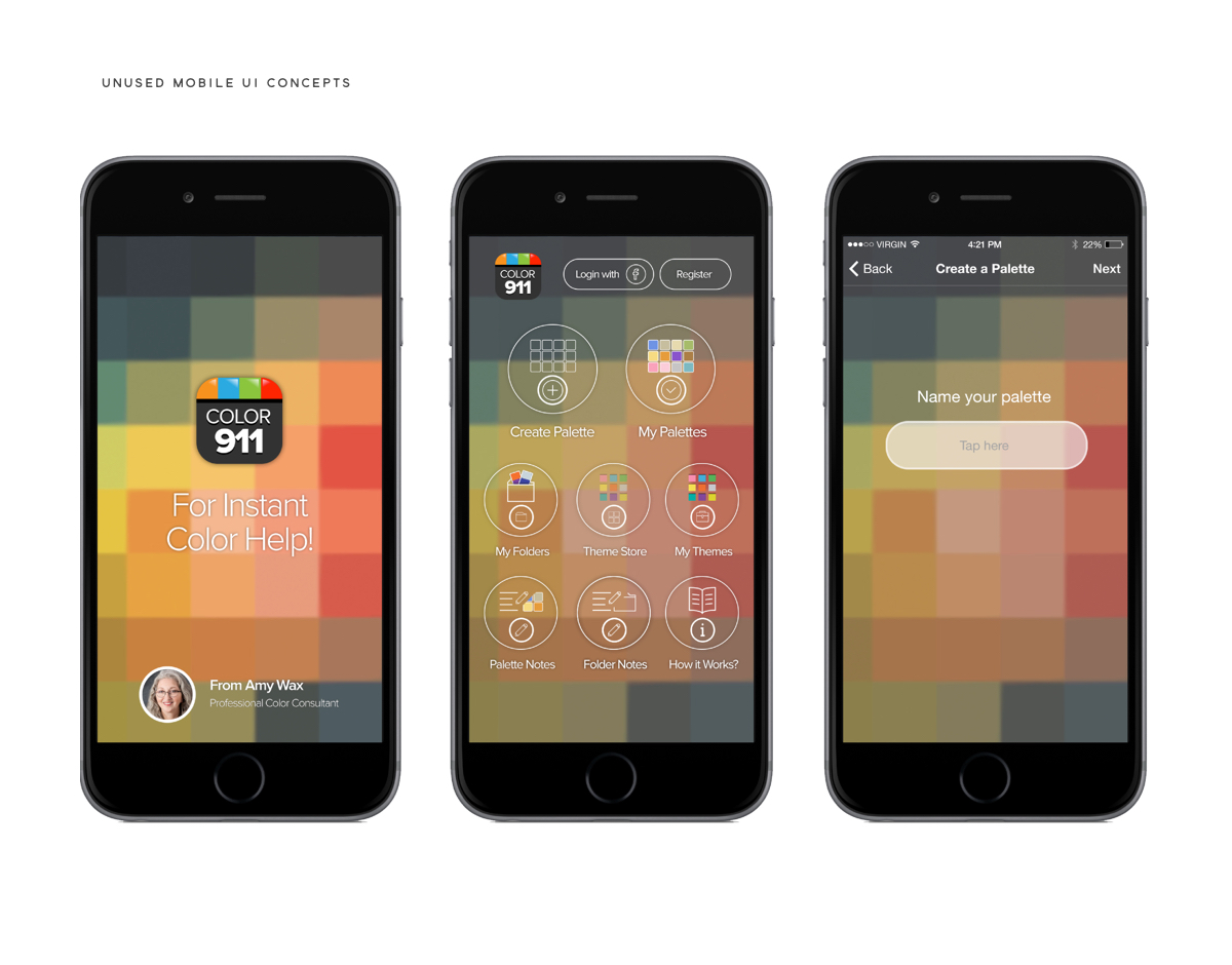 ux UI color palette app ux app ui Tablet UI Mobile UI