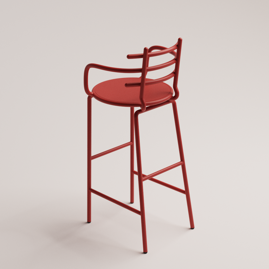 stool design productdesign chair home Outdoor photoshoot METALFURNITURE