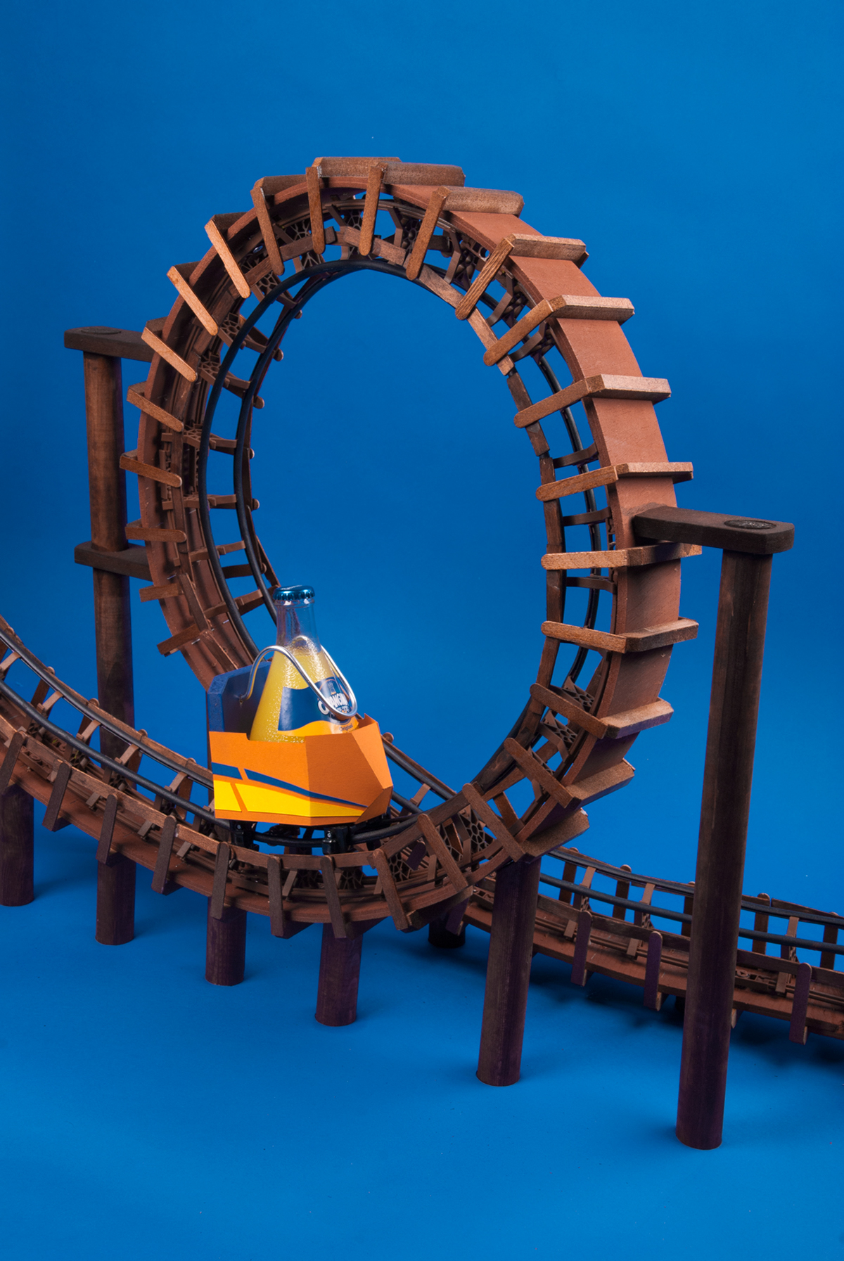 MALS Orangina rollercoaster handmade commercial shake