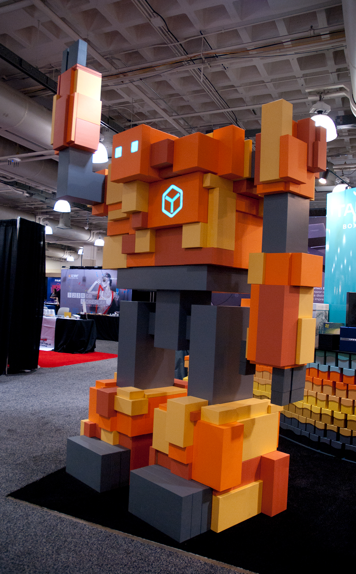 robot cardboard box giant