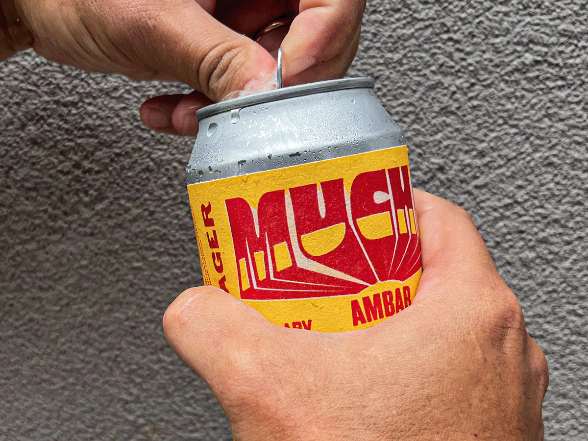 beer beer label Packaging packaging design Label graphic design  lucha