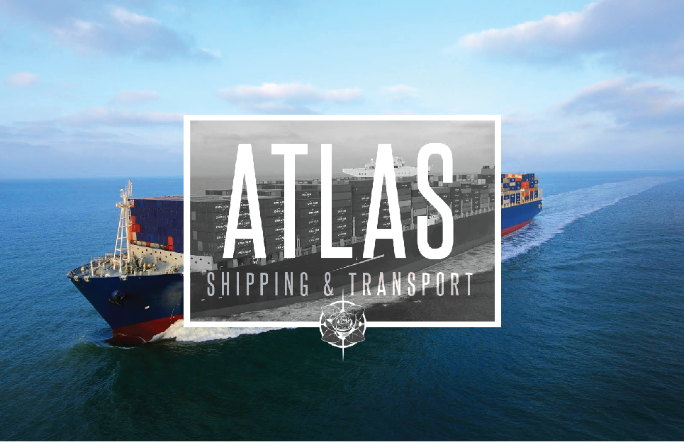 logo atlas shipping Transport boat