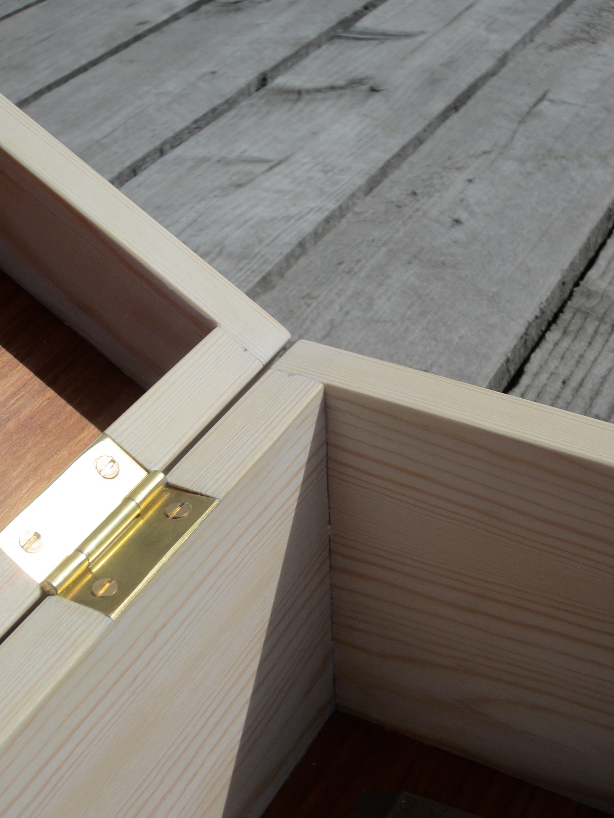 pinewood dovetail box Toolbox cabinet making wood tool storage