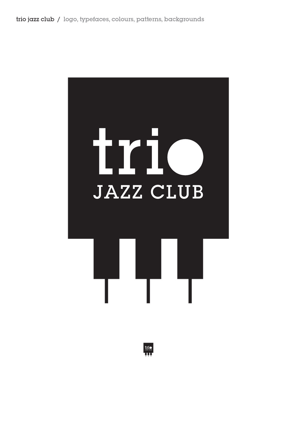 identity creative direction jazz club Jazz Club Trio London design video stop motion Bill Poster Website photoshop photograph