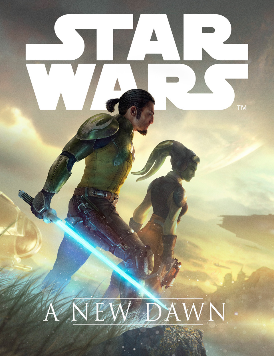 star wars a new dawn book cover Editora Aleph disney Um Nuovo Amanhecer