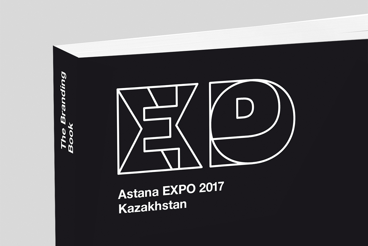 Exhibition  Astana 2017 International black White green yellow swiss Lausanne book Catalogue brochure poster print