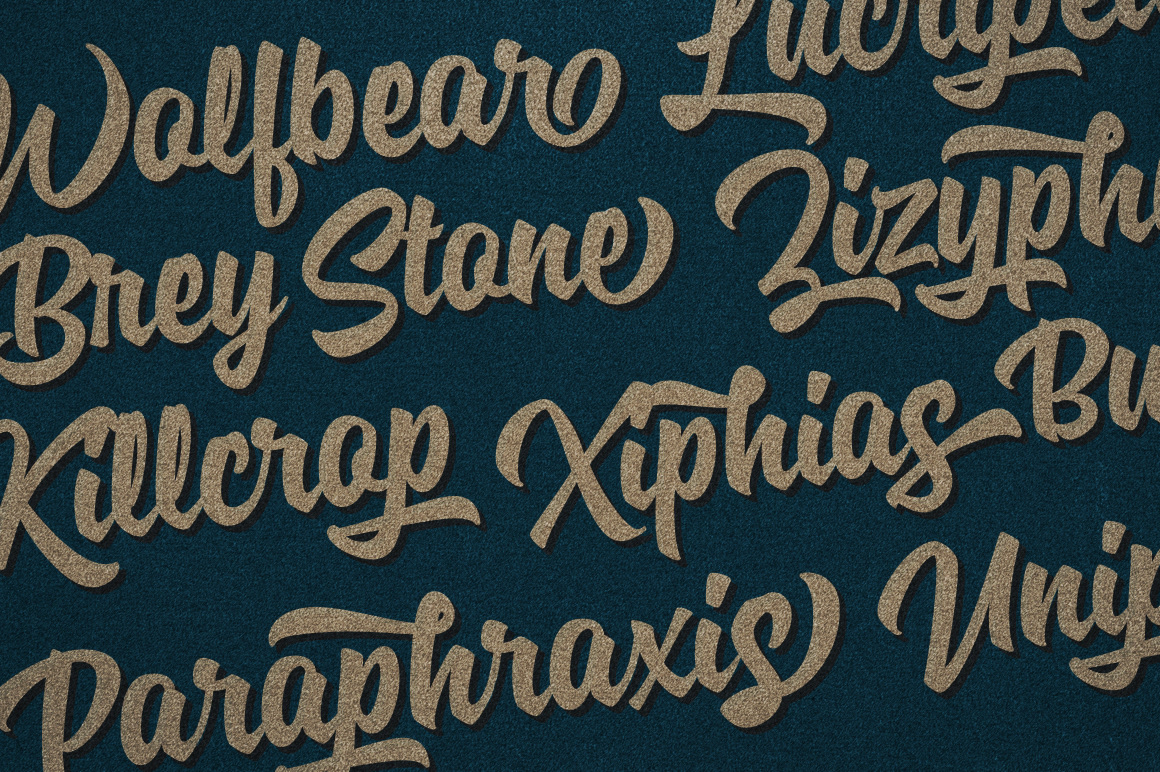 Retro handmade font stye lettering free