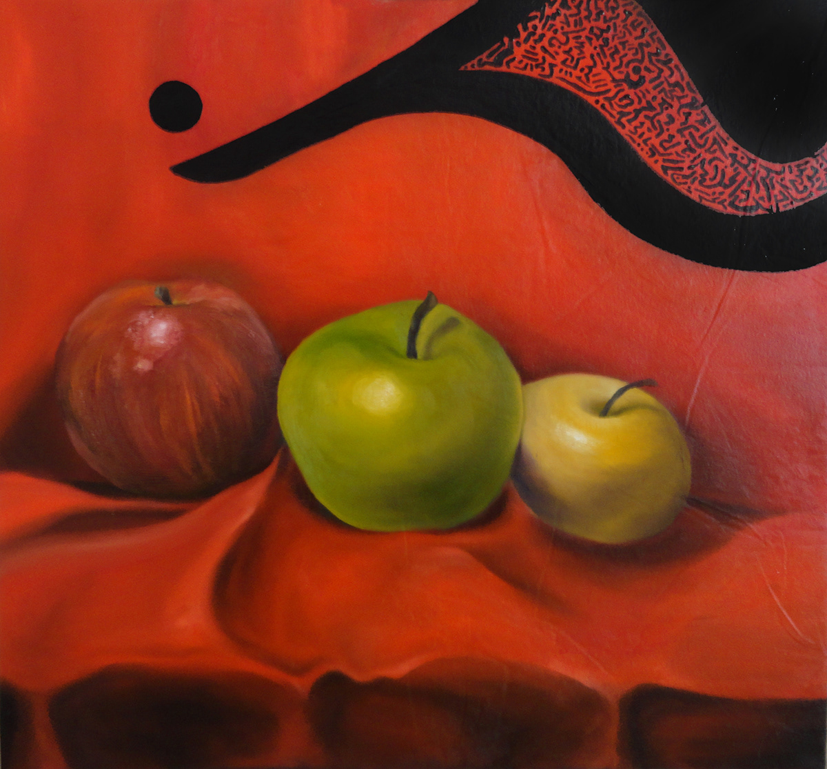 Oil Painting  abstract still life