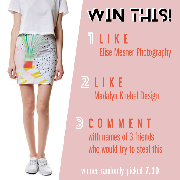 social media instagram facebook print all over Clothing giveaway contest lellopepper color modern Food  pastel Fun geometry polkadots