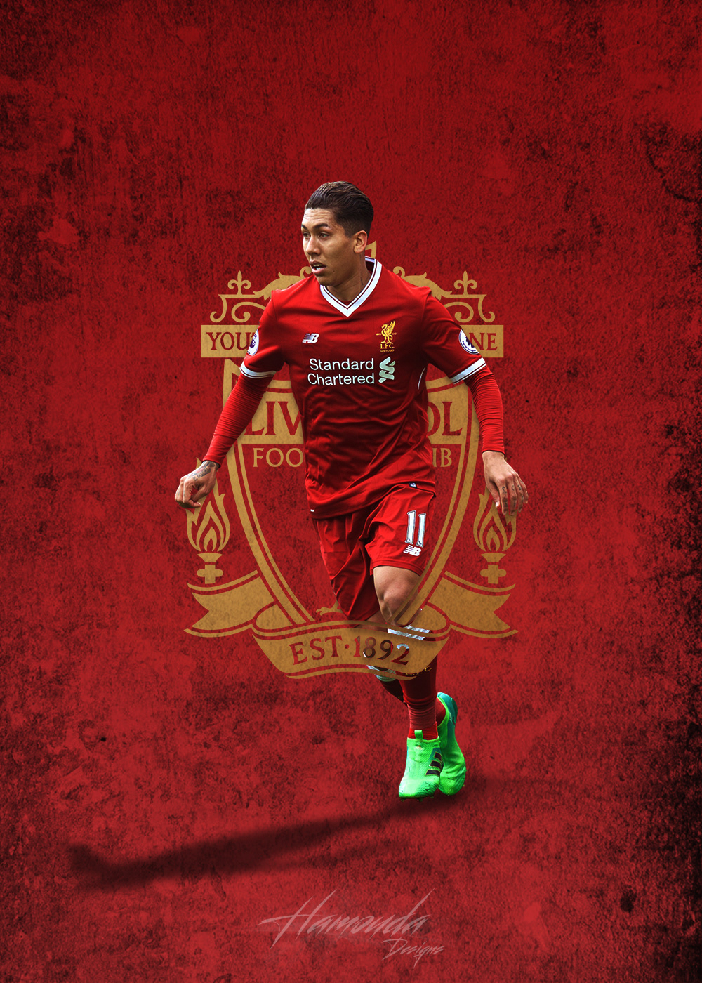 Liverpool liverpool FC LFC ynwa Mo Salah football soccer Poster Design graphic design  wallpaper