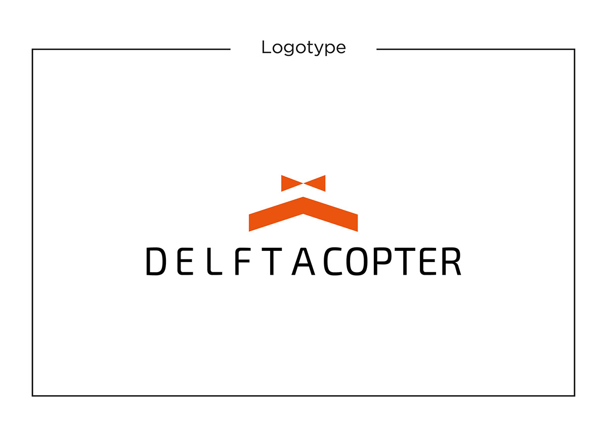 drone DeltaWing helicopter tecnology logo deisgn