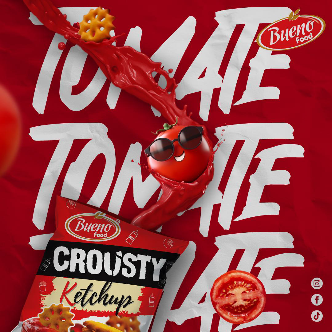 biscuit agroalimentaire ketchup bueno photomanipulation