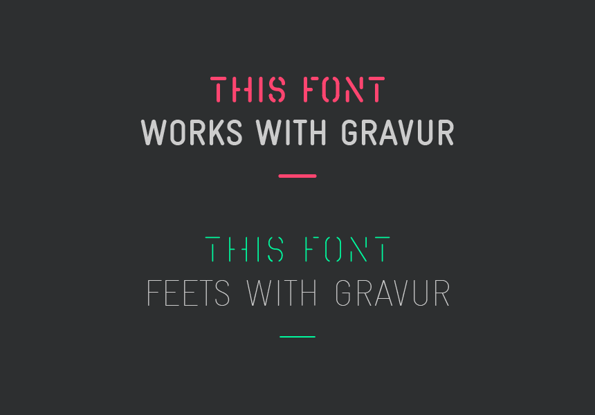 modular font normograf  thibaut  typography