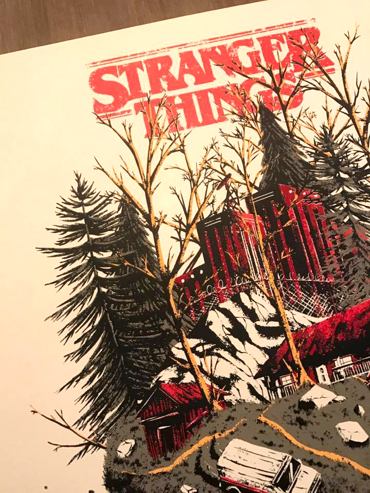 stranger things poster tv series Netflix