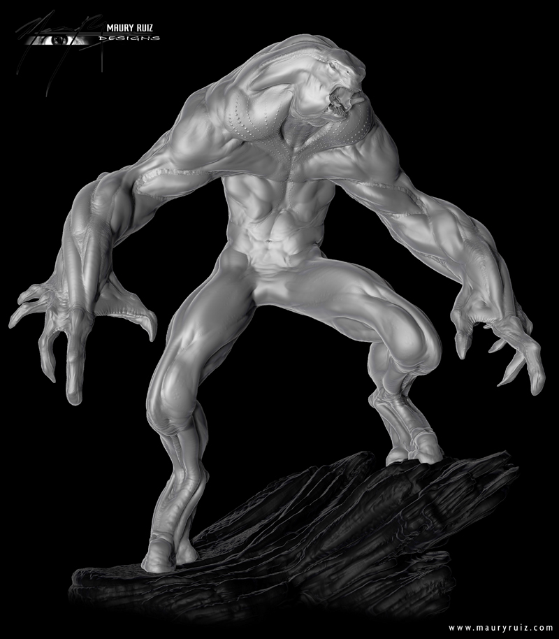 concept art Creature Design maury ruiz mauricio ruiz monsters Demons character desing Zbrush photoshop Maya 3D digital