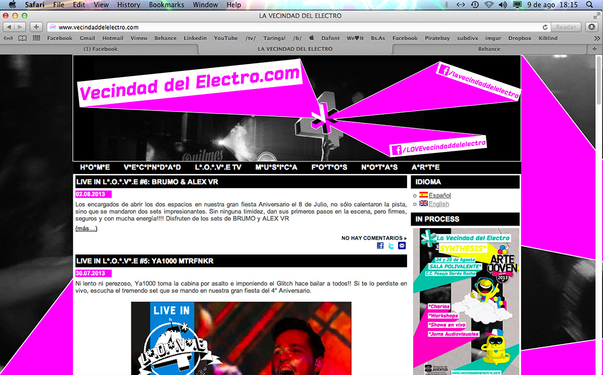 brand electro media pages Web