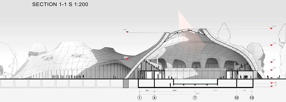 architecture arkitektur design Education Project revit Rhinoceros swimming pool visualization Vizualization