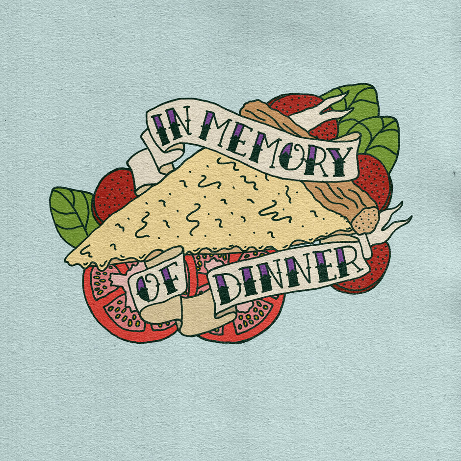Daily Drawings lettering Food  lol