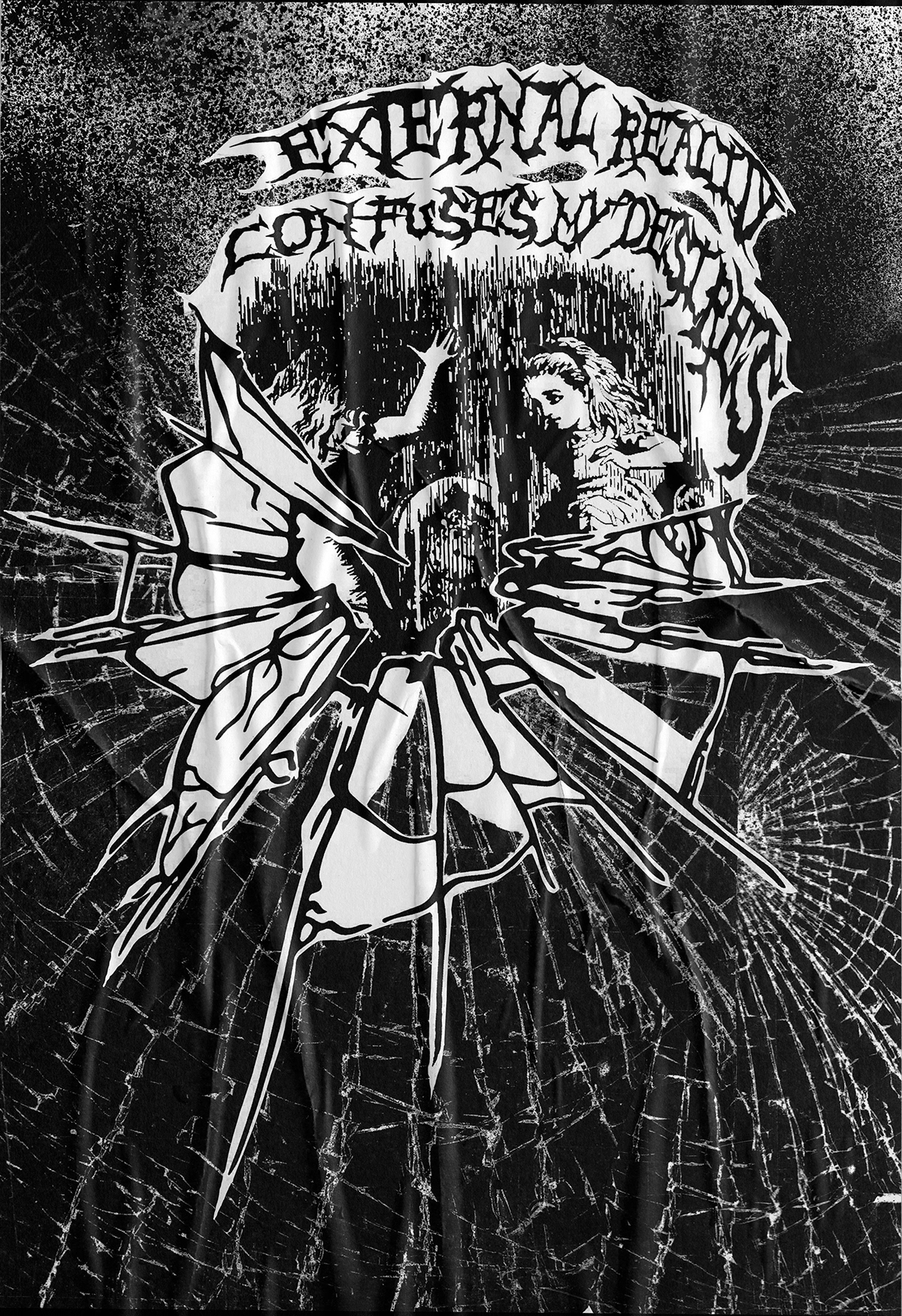 analogico barcelona collage Guy Debord poster punk social