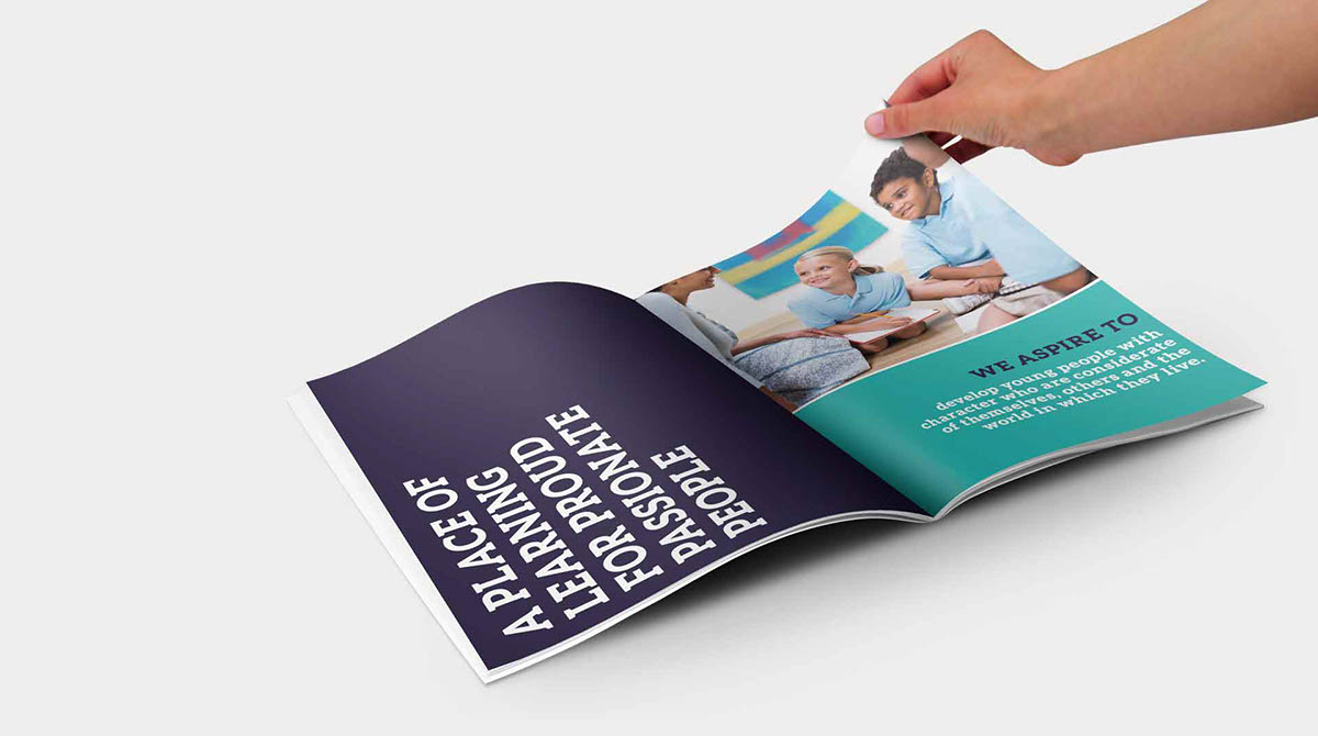 Adobe Portfolio School prospectus school marketing School Design School Logo logo Style Guide brochure banners school