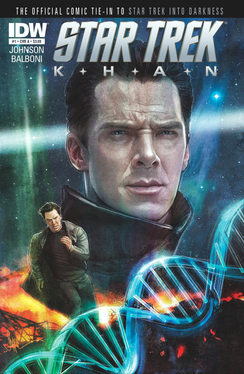 Star Trek khan Benedict Cumberbatch IDW cbs
