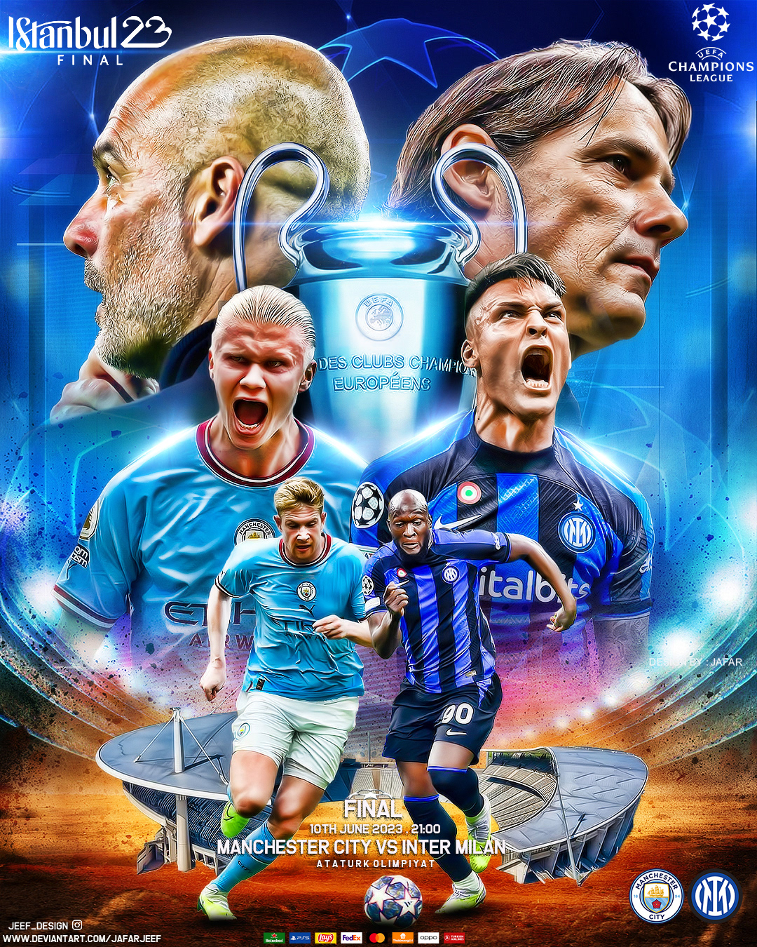soccer football Champions League Final Manchester City inter city ERLING HAALAND inter milan graphics champions league Man City