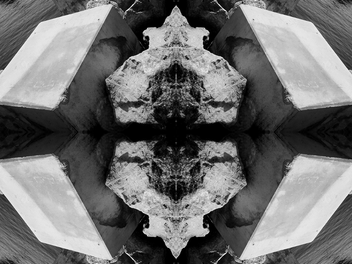 futuristic structures mirror images Besos kaleidoscopic barcelona Spomenik FUTURISM