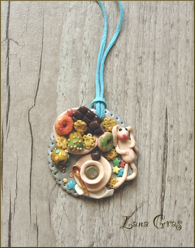 craft art beads coulomb jewelry pendent pendant polymer clay fimo artbijoux animals plastic design handmade artjewelry
