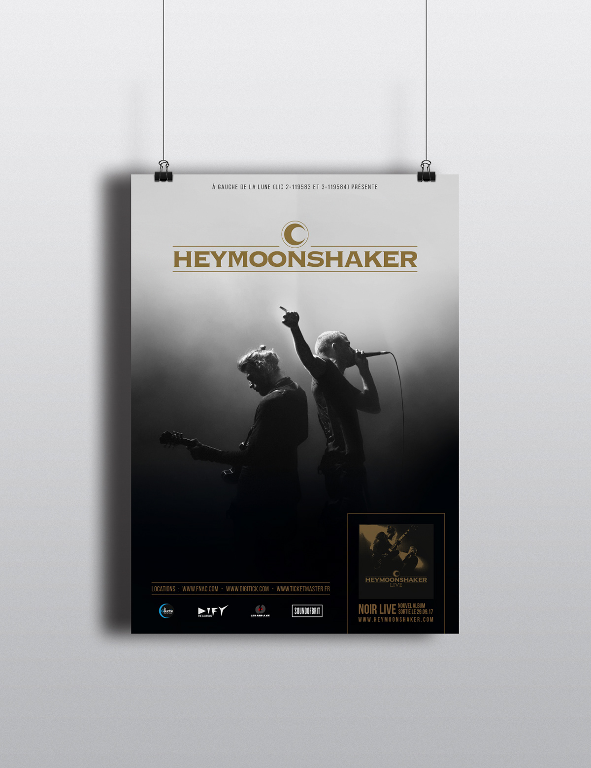 heymoonshaker affiche tournée concert music Show tour Photographie poster