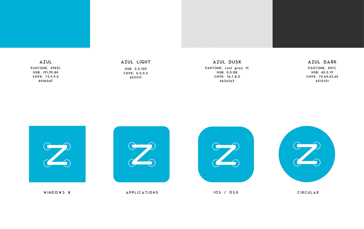 design design gráfico marca brand AZUL drones serviços drone blue logo