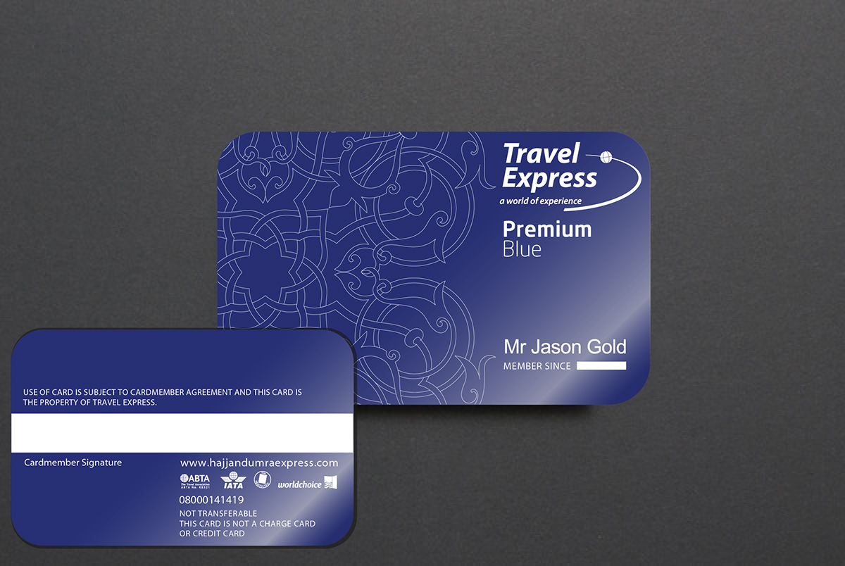 Loyalty cards design Business card design