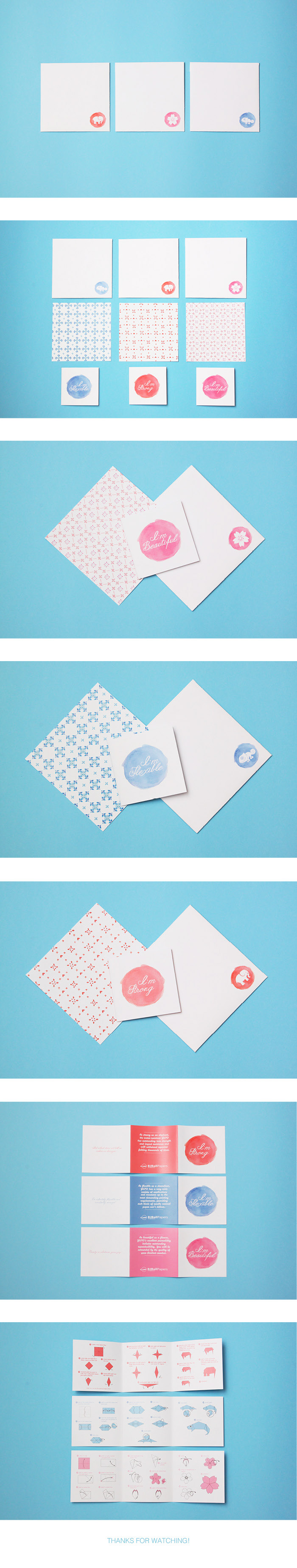 yupo paper Promotion waterproof origami  fold watercolour