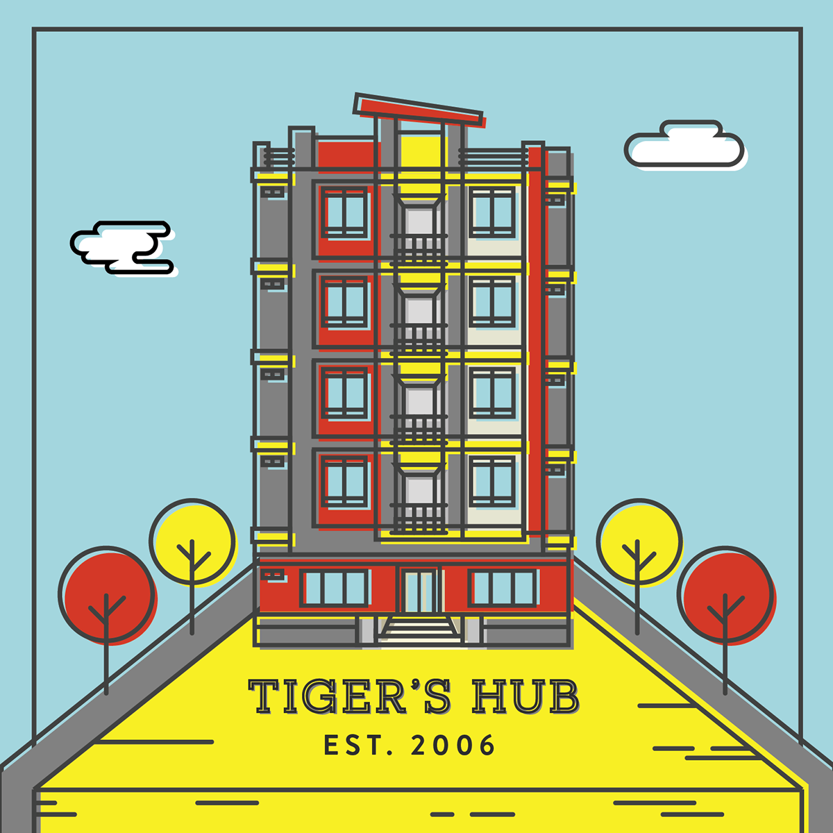 Tiger's Hub Dormitory apartment building