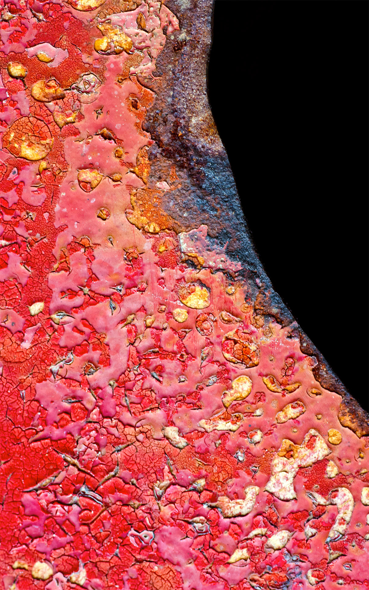 rust abstract macro detroit Michigan Beautiful close color decay metal fine art