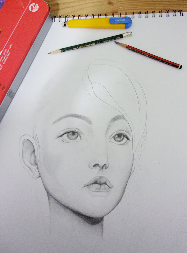 art pencil portrait