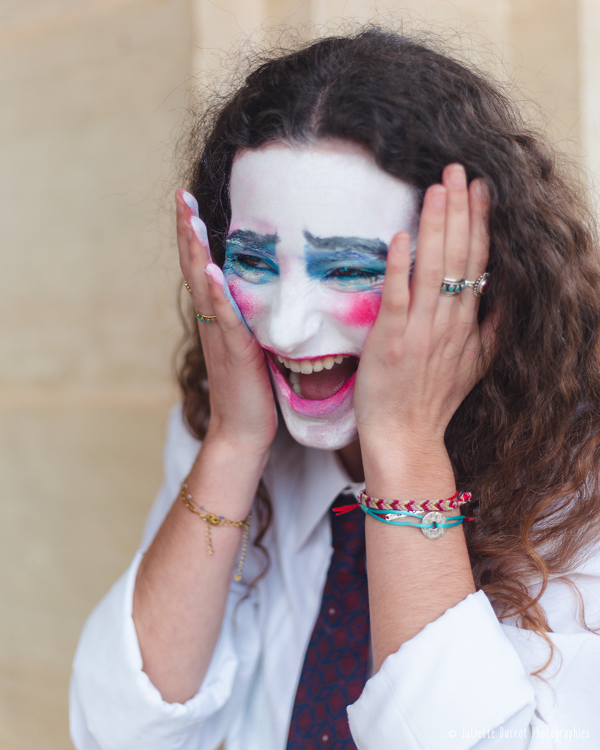 clown makeup portrait sad clown Paris makeupartist clown makeup elluhix maquilleuse  