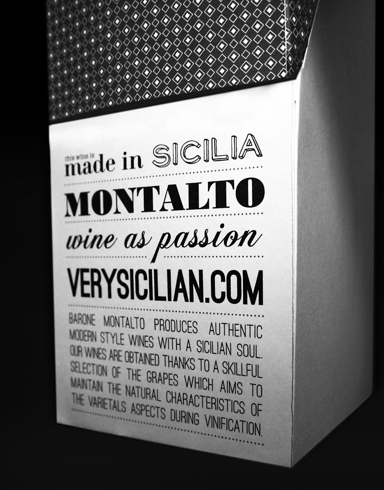 wine identity sicily Italy bag in box wine label Food Packaging logo pictograms paper products