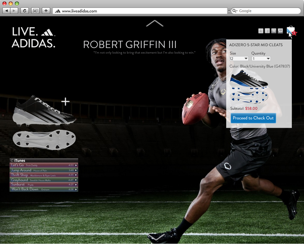 sports adidas Web layouts running tennis soccer Futbol football transitions
