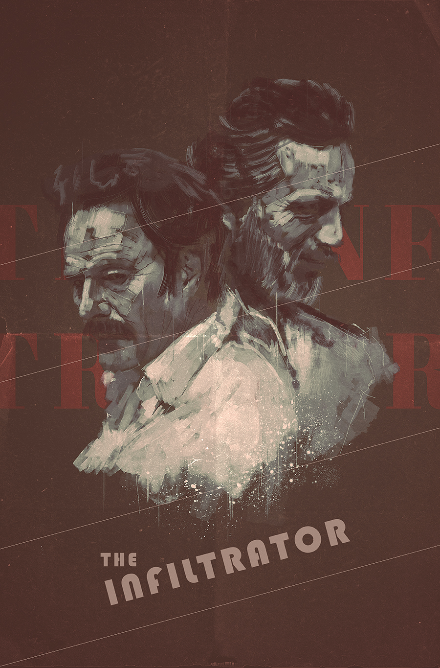 The Infiltrator Film   photoshop sketch poster photoshop