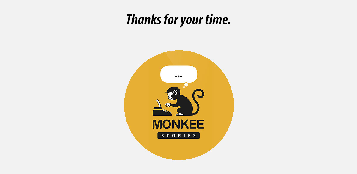 Story telling Mobile app flat design monkee silly Bananas Stories monkey webcomics Collaborative