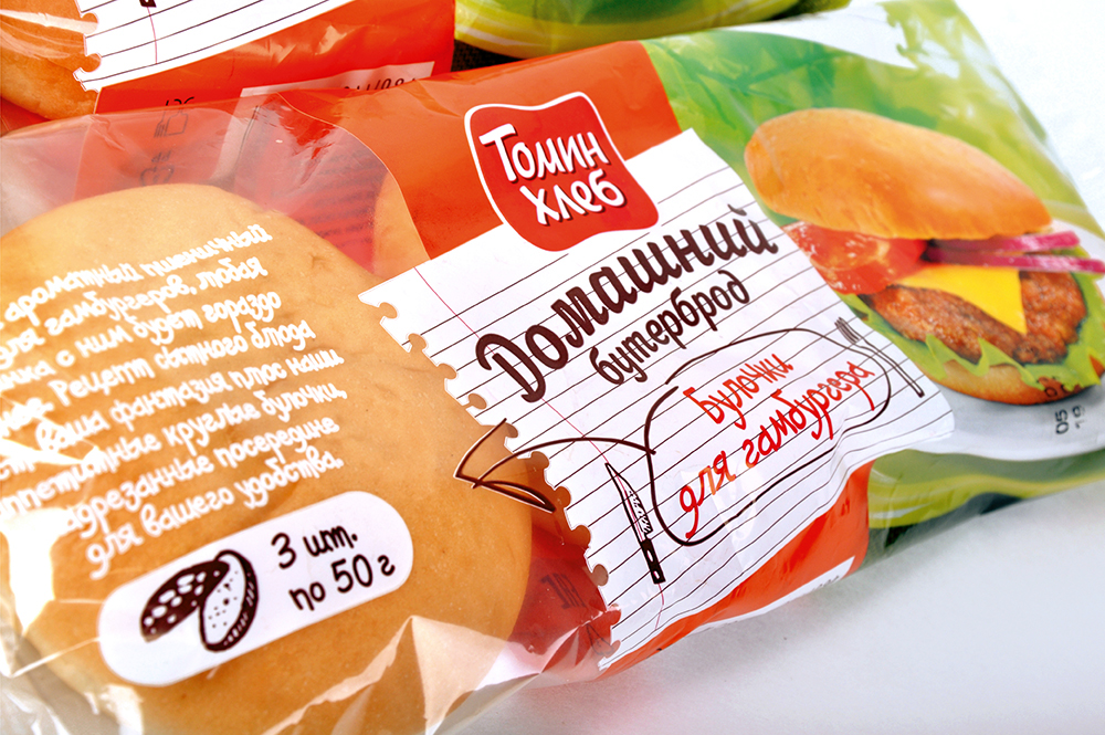 “Tomin Bread” Pavlov’s design The packaging design