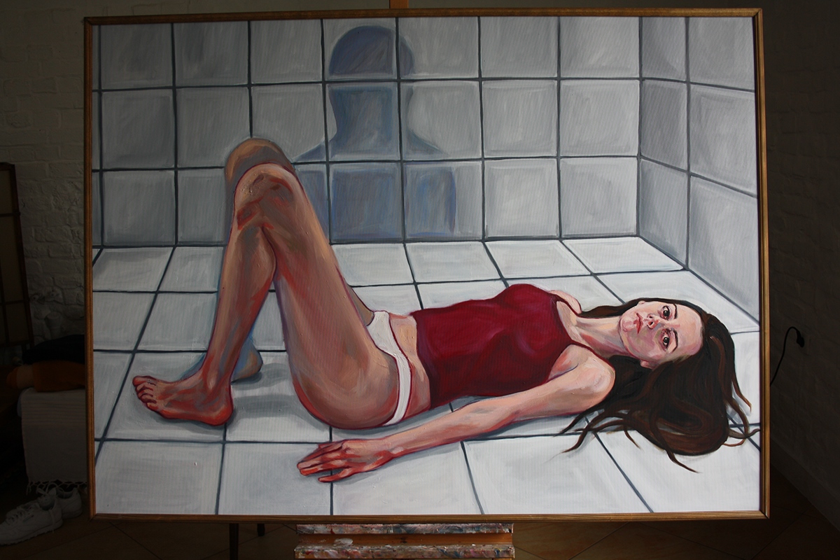 #lost identety #paintings #unconscious mind #other side of #modern society #Portrates #figurative  
