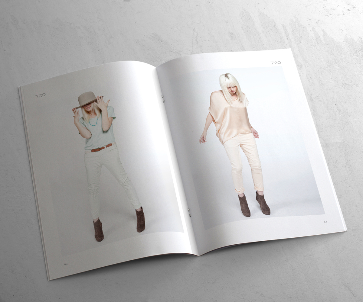 Adobe Portfolio look book catalog fashion photography brand Image Retouching Layout Design Lookbook image selection
