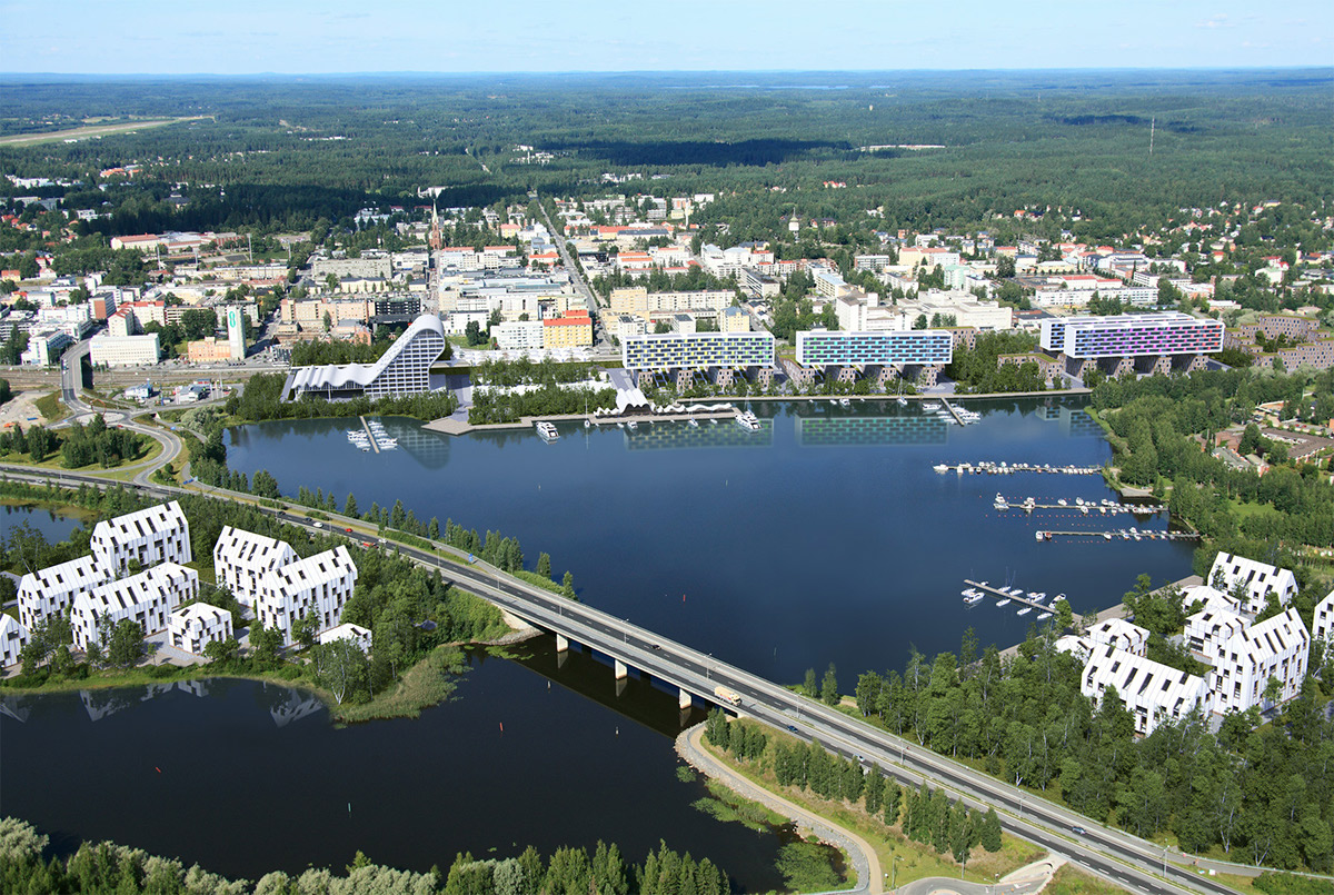 Mikkeli city Satamalahti finland